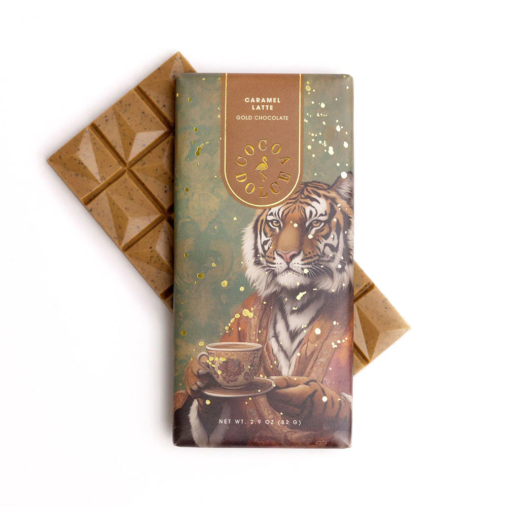 Caramel Latte Gold Chocolate Bar - Image 4